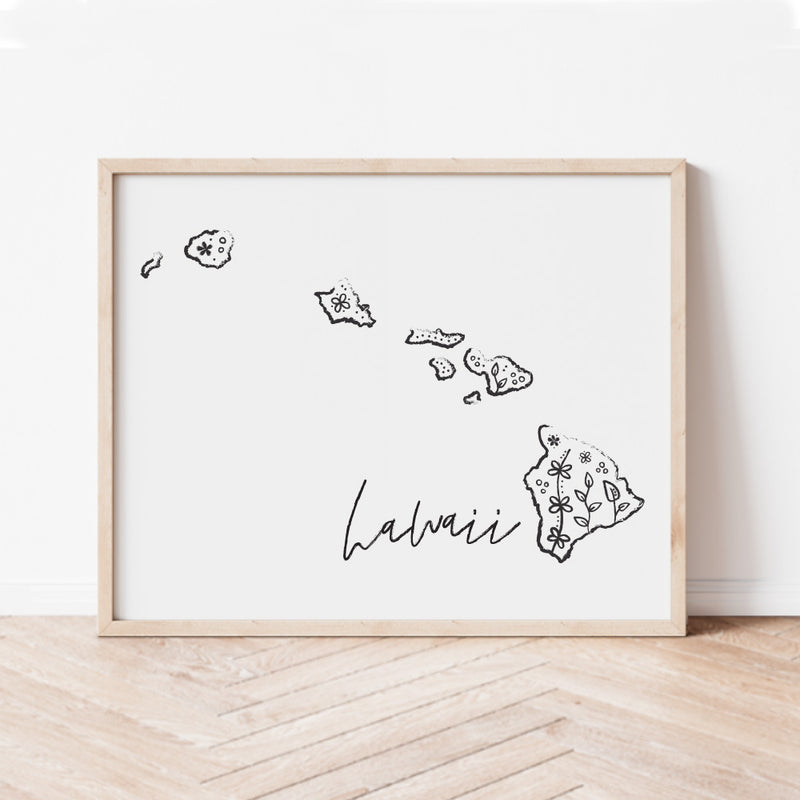 hawaii outline
