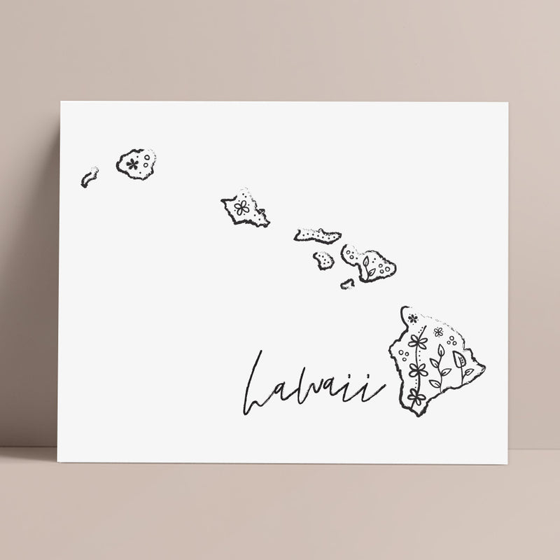 hawaii outline