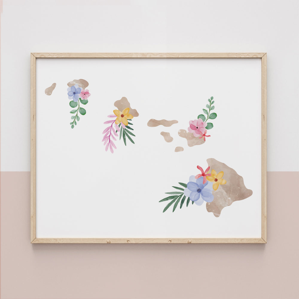 hawaii travel poster