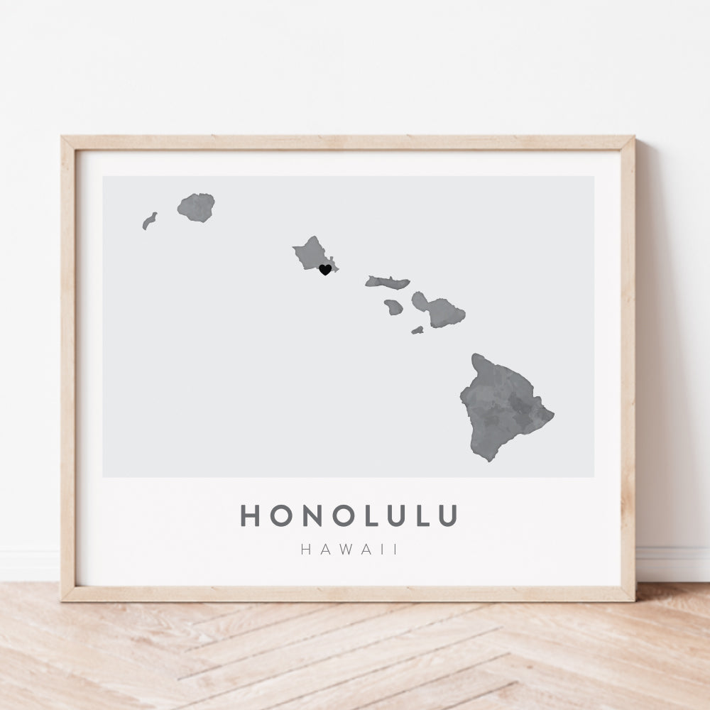 honolulu map