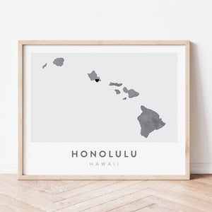 honolulu map