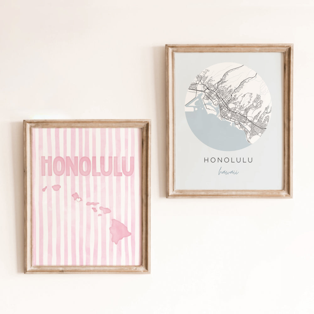cute hawaii wall art