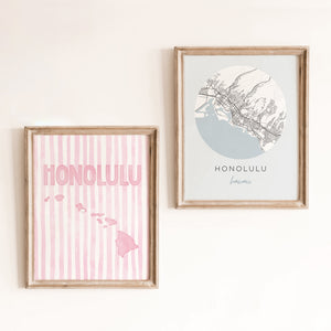 cute hawaii wall art