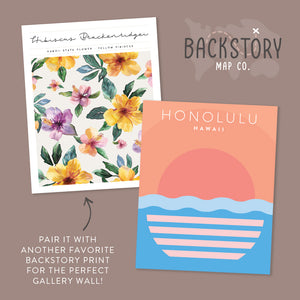 hawaii honolulu poster