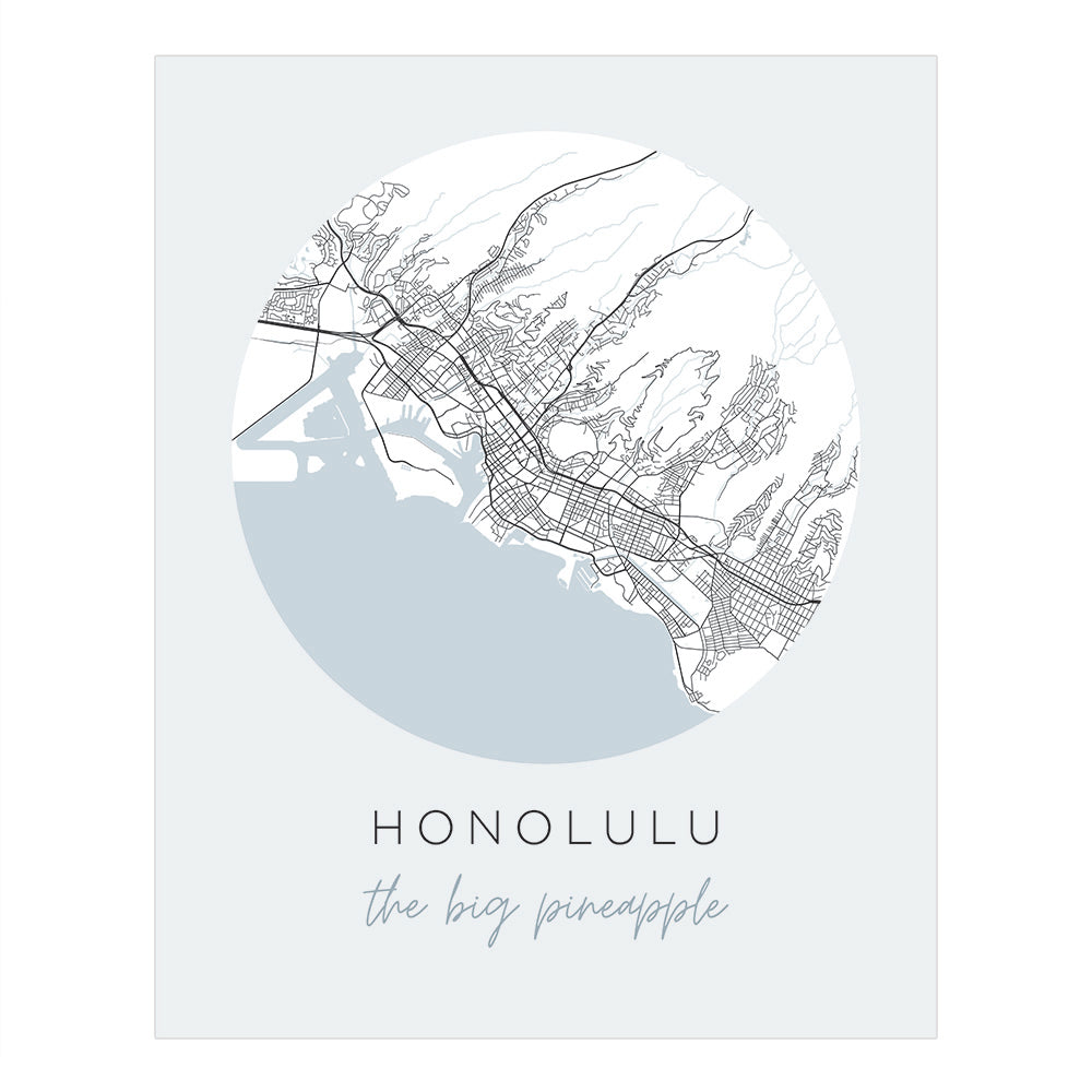 honolulu map
