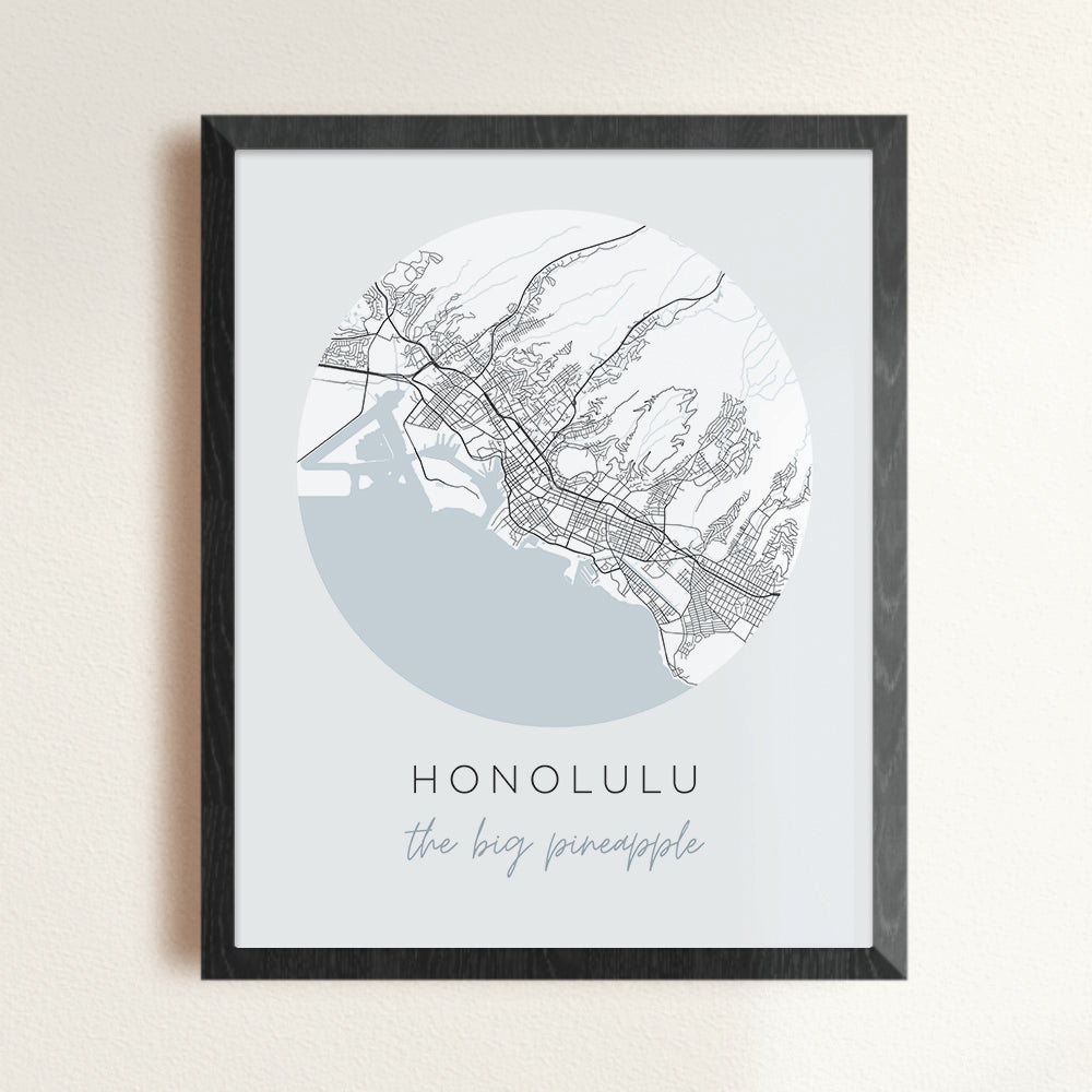 honolulu map