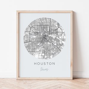 houston texas wall art