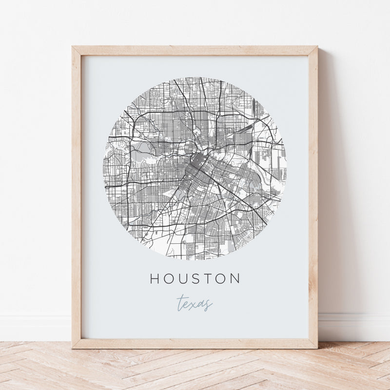 houston texas wall art