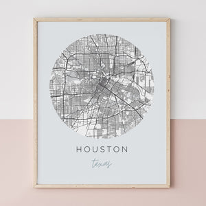 houston texas wall art