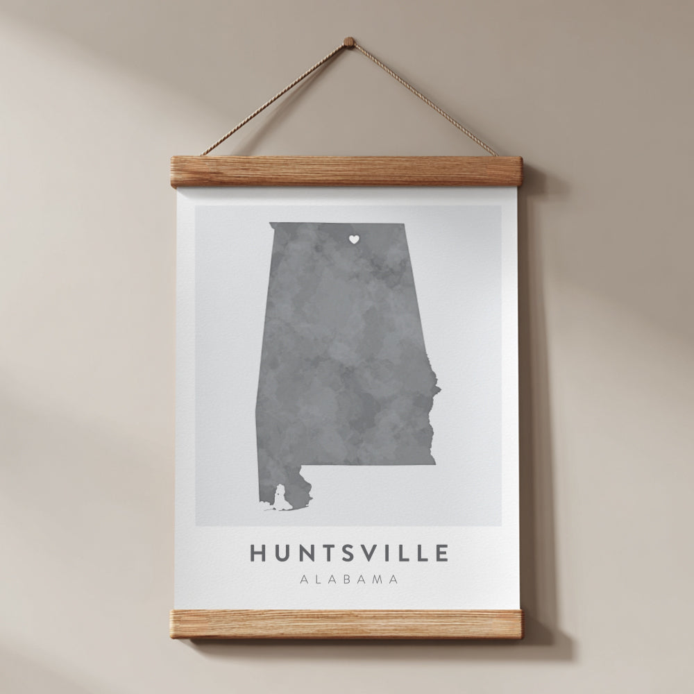 huntsville alabama map
