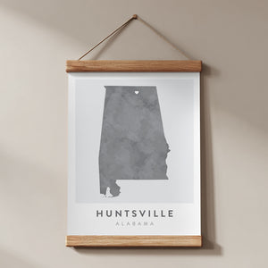 huntsville alabama map