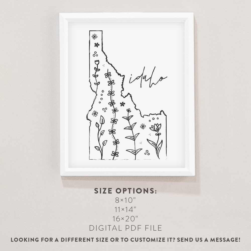 idaho outline