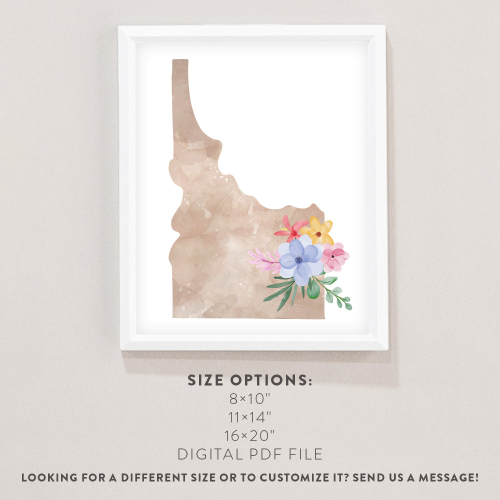 floral wall art idaho