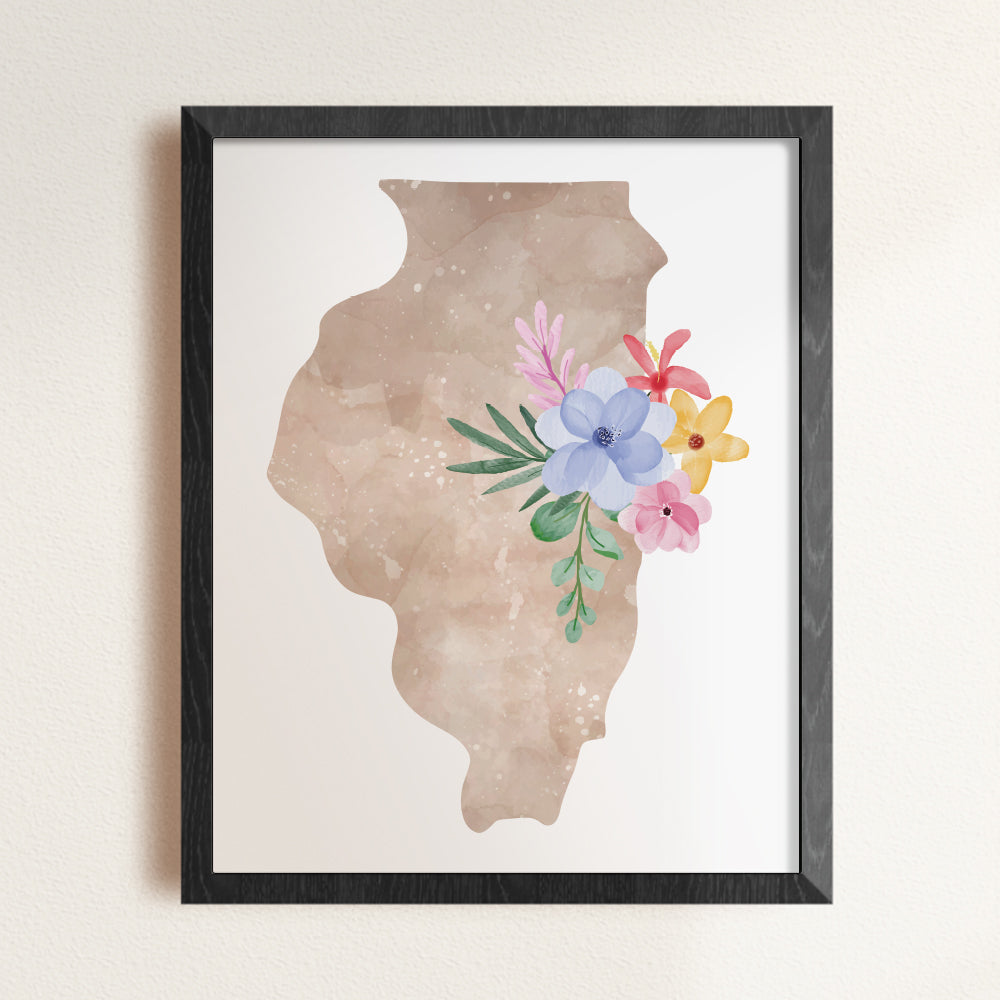 floral wall art illinois