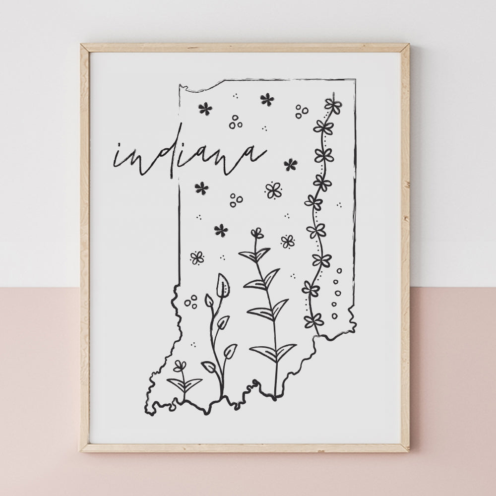 indiana outline