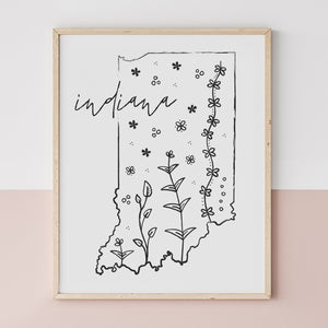 indiana outline