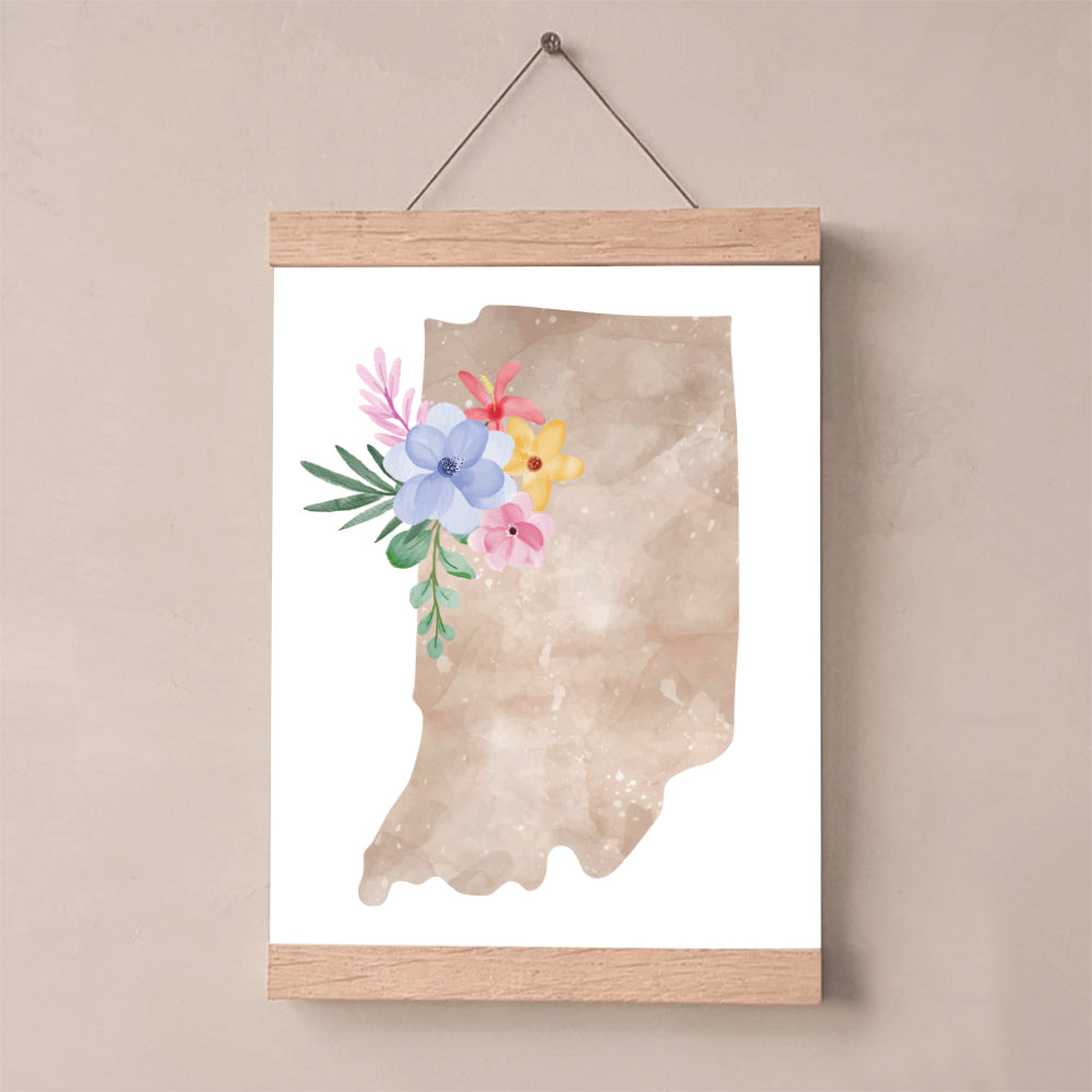 floral art prints indiana