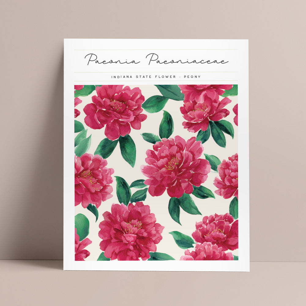 indiana state flower peony