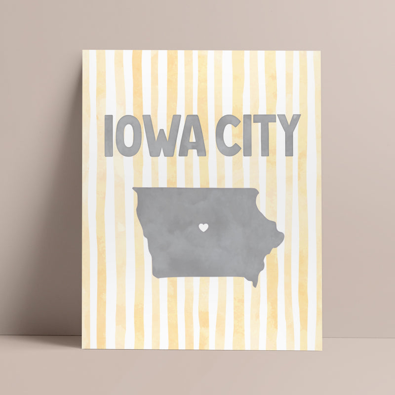 Iowa City, Iowa Poster