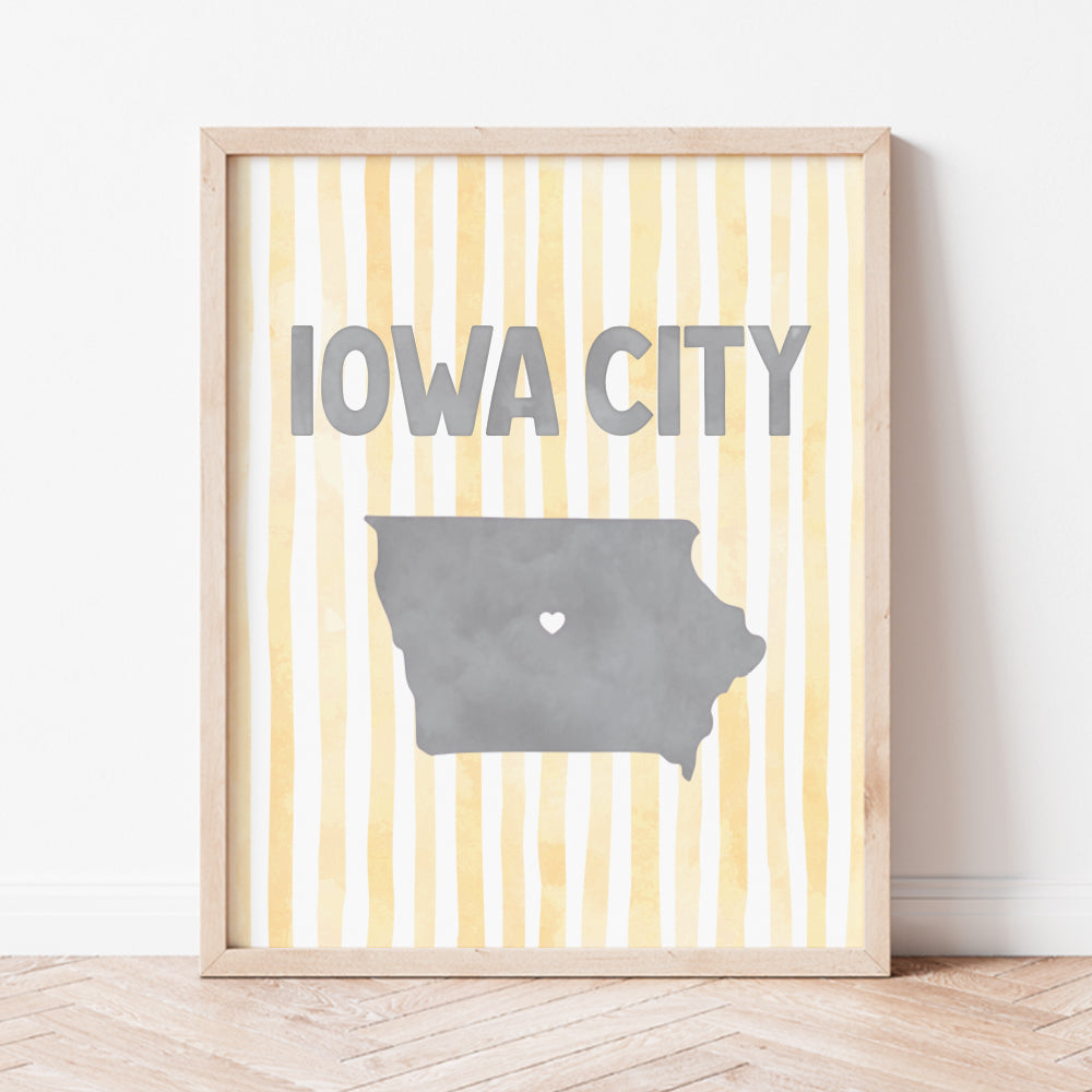 Iowa City, Iowa Poster