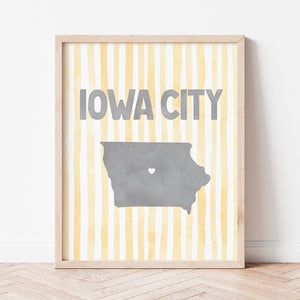 Iowa City, Iowa Poster