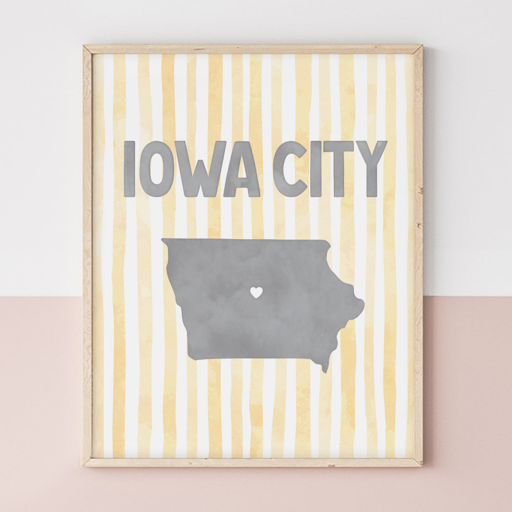 Iowa City, Iowa Poster