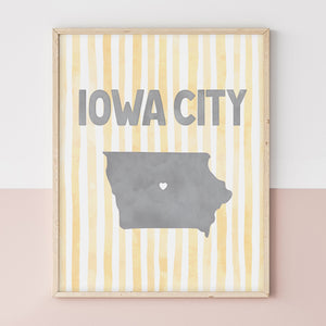 Iowa City, Iowa Poster
