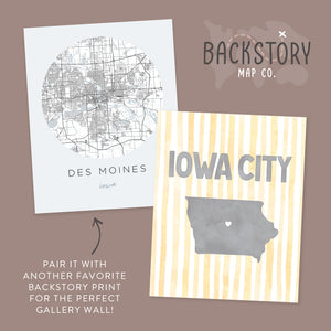 Iowa City, Iowa Poster