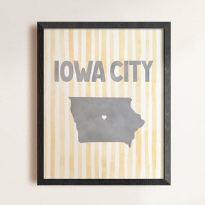 Iowa City, Iowa Poster