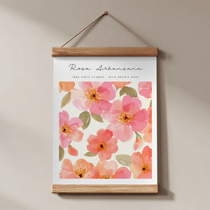 iowa state flower wall art