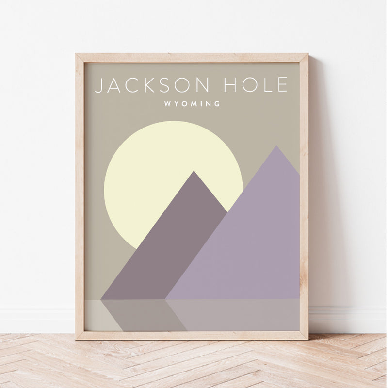 jackson hole wyoming poster