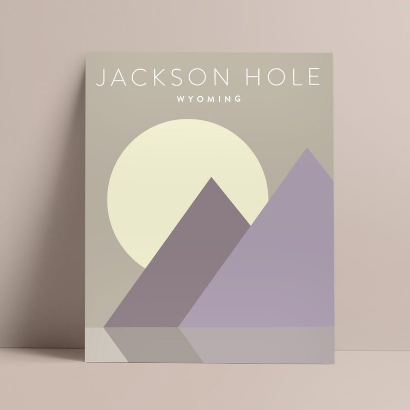 jackson hole wyoming poster