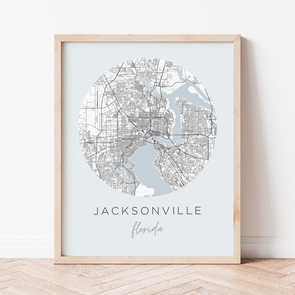 jacksonville florida map