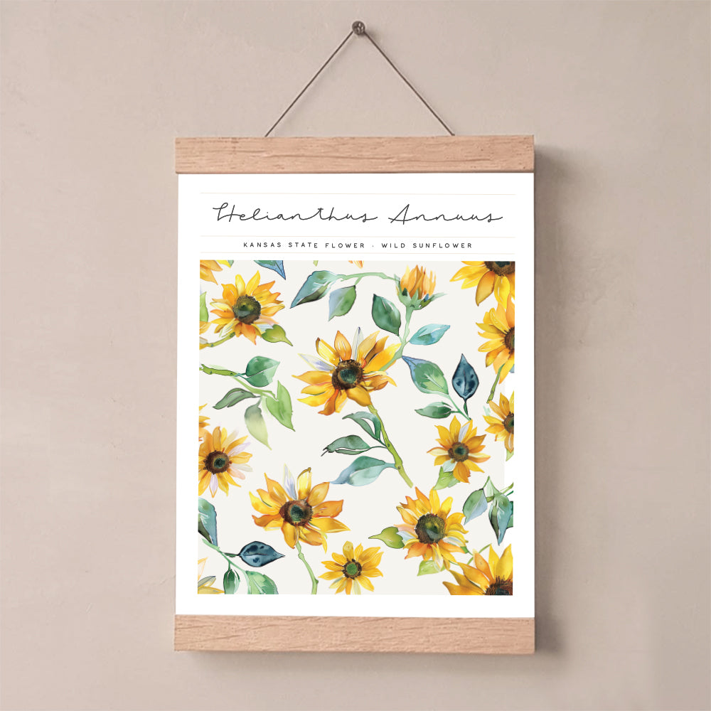 kansas state flower wall art