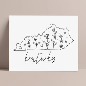 kentucky wall art