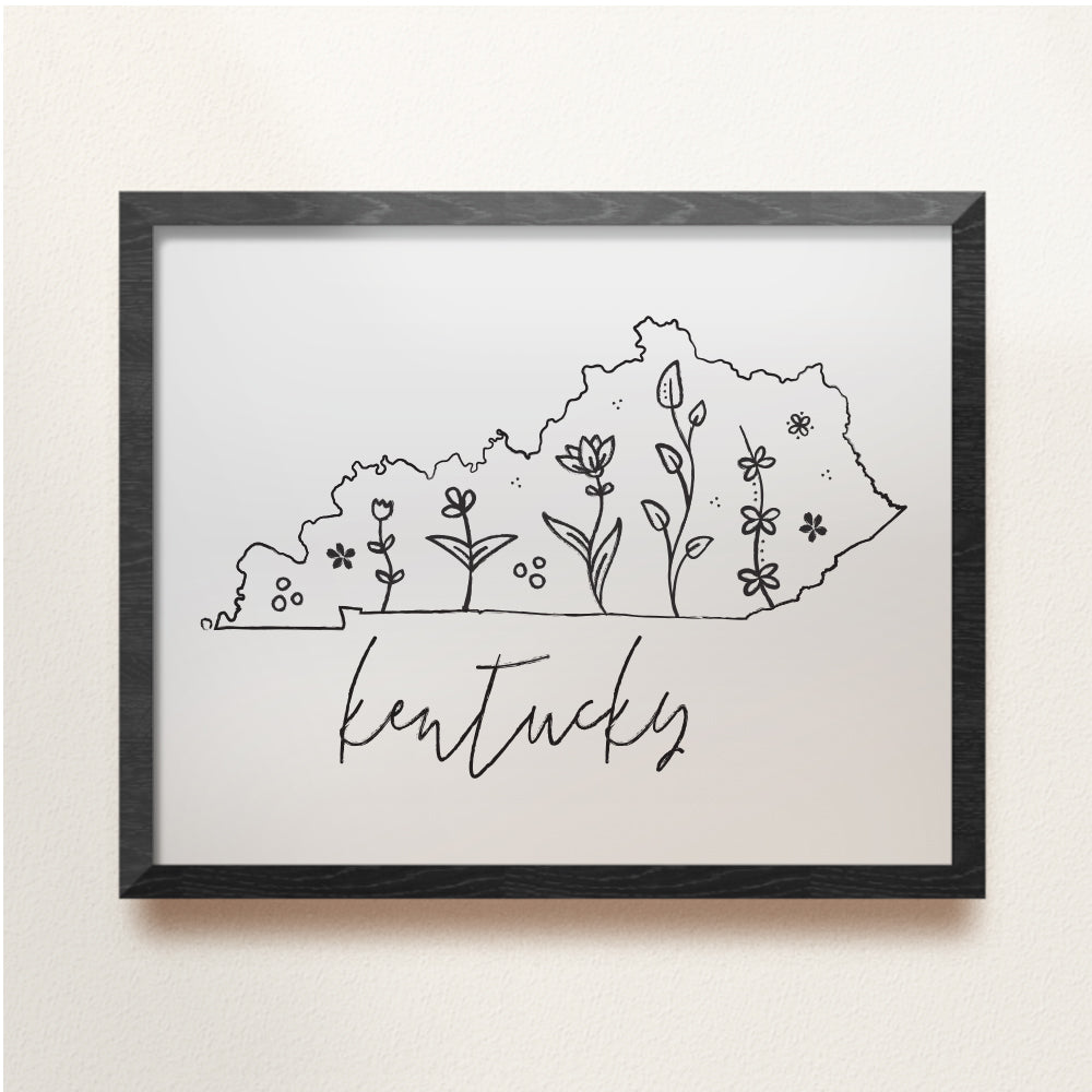 kentucky wall art