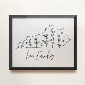 kentucky wall art