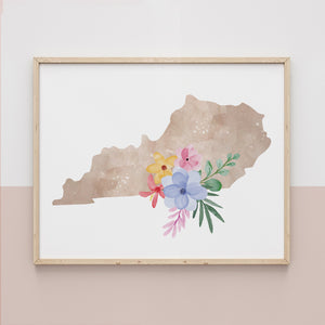 kentucky wall art