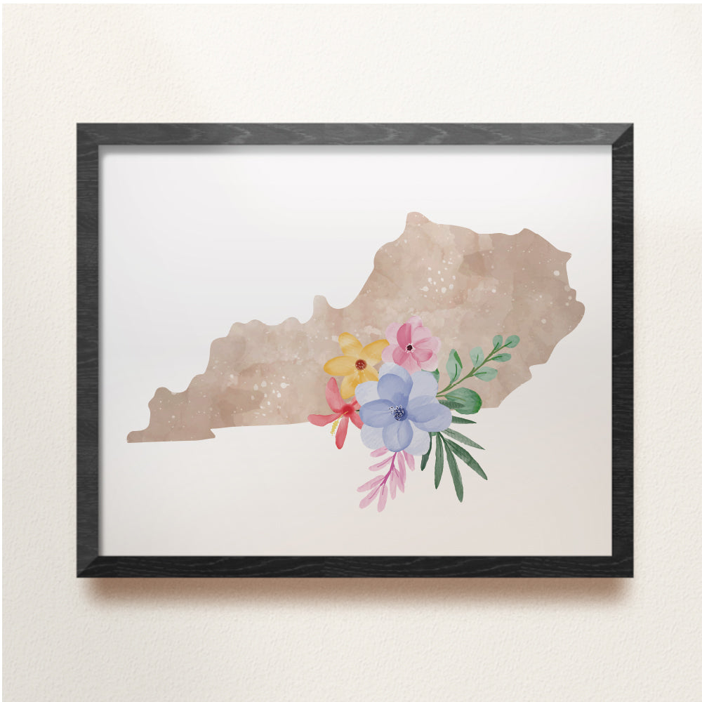kentucky art print