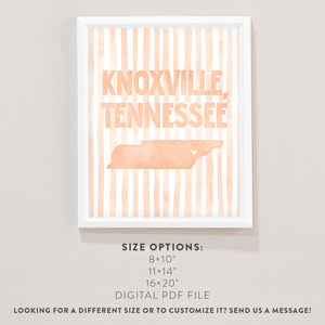 Knoxville, Tennessee Poster
