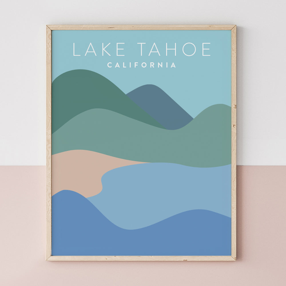 lake tahoe wall art