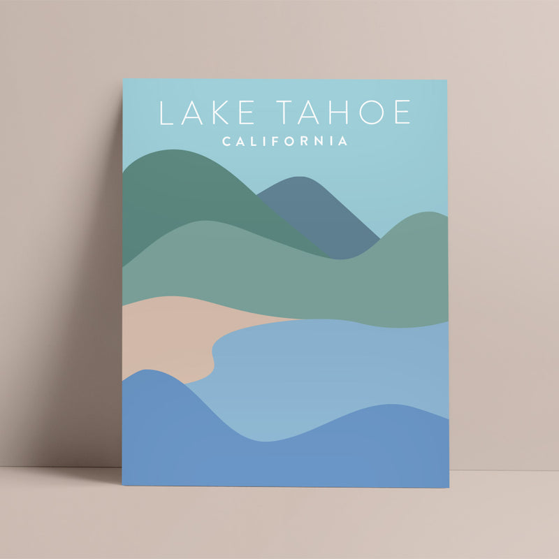 lake tahoe poster