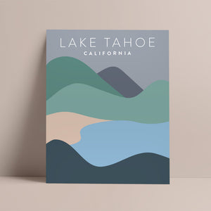 lake tahoe poster