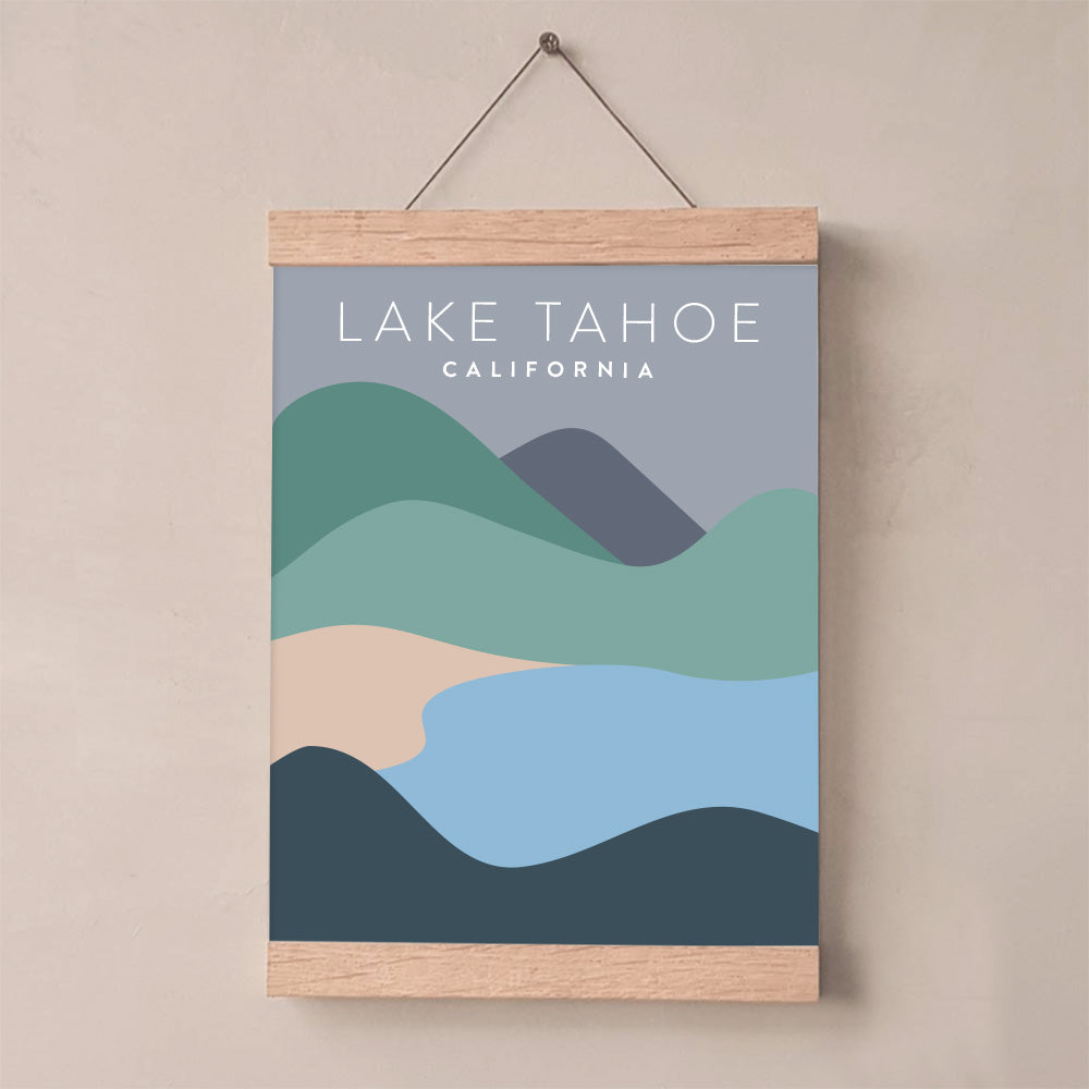 lake tahoe poster