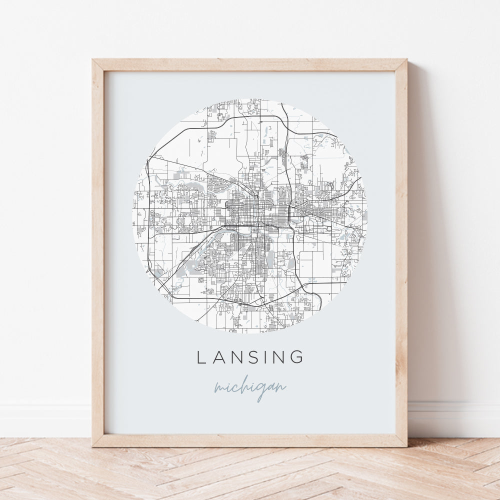 lansing michigan poster