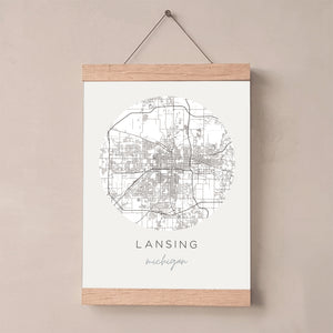 lansing michigan poster