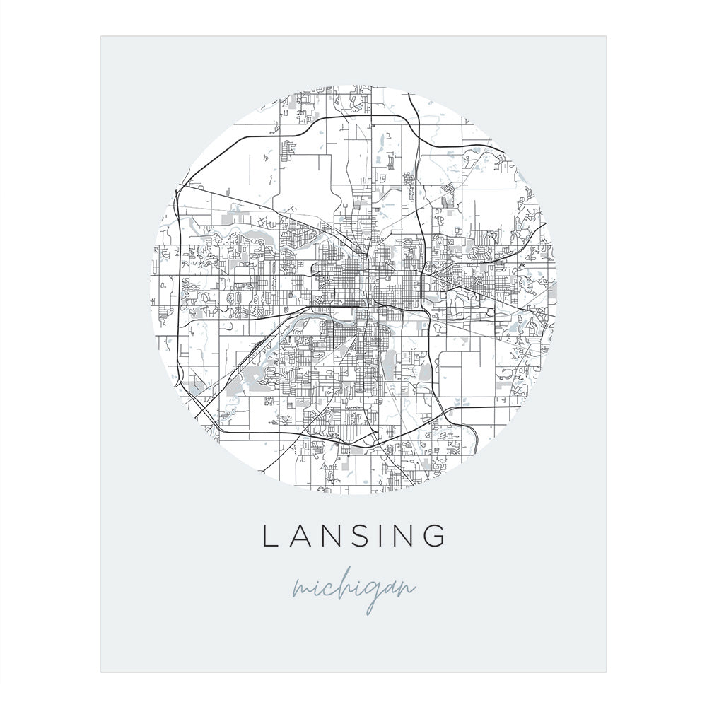 lansing map