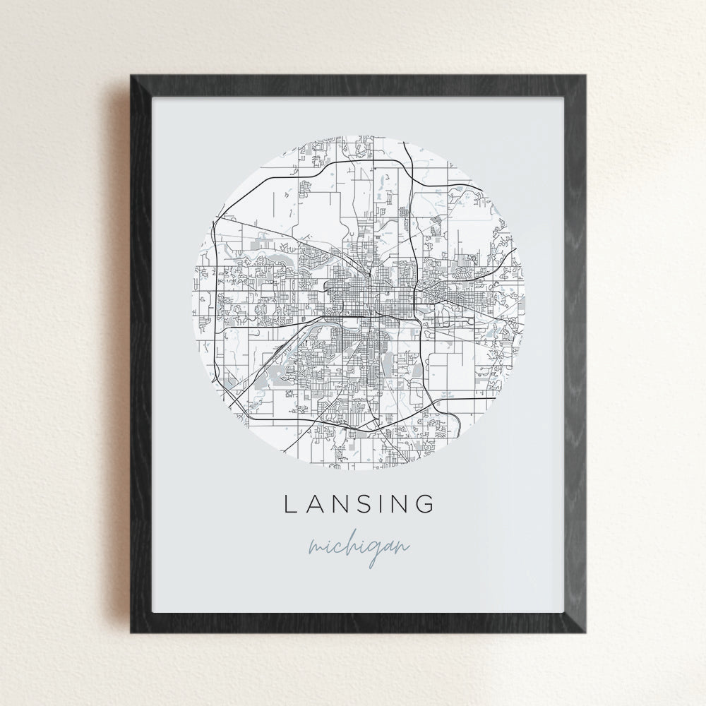 lansing map