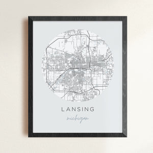 lansing map