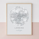 Load image into Gallery viewer, lansing map
